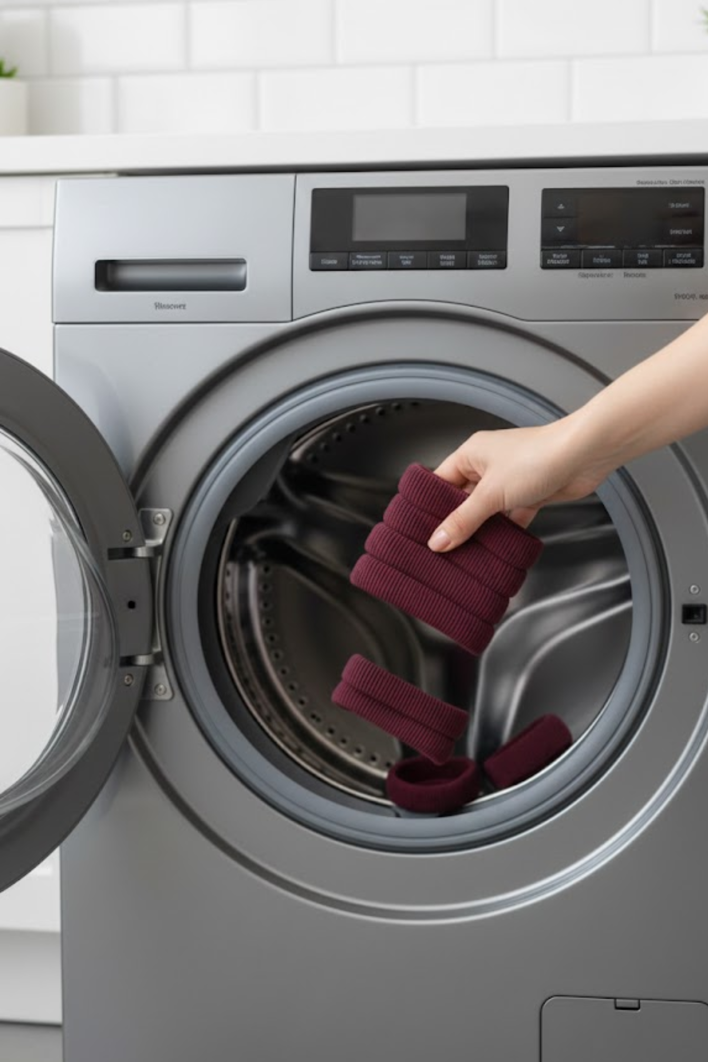 Premium Ribbed Towelling Hair Elastics - Assorted Colours