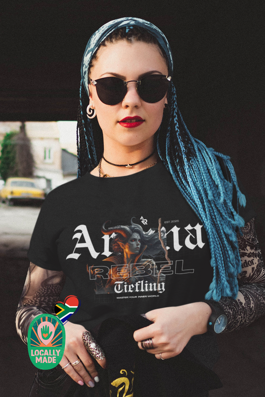 Arcana Rebel | RPG Goth | Locally Made (Women's Tiefling Tee)