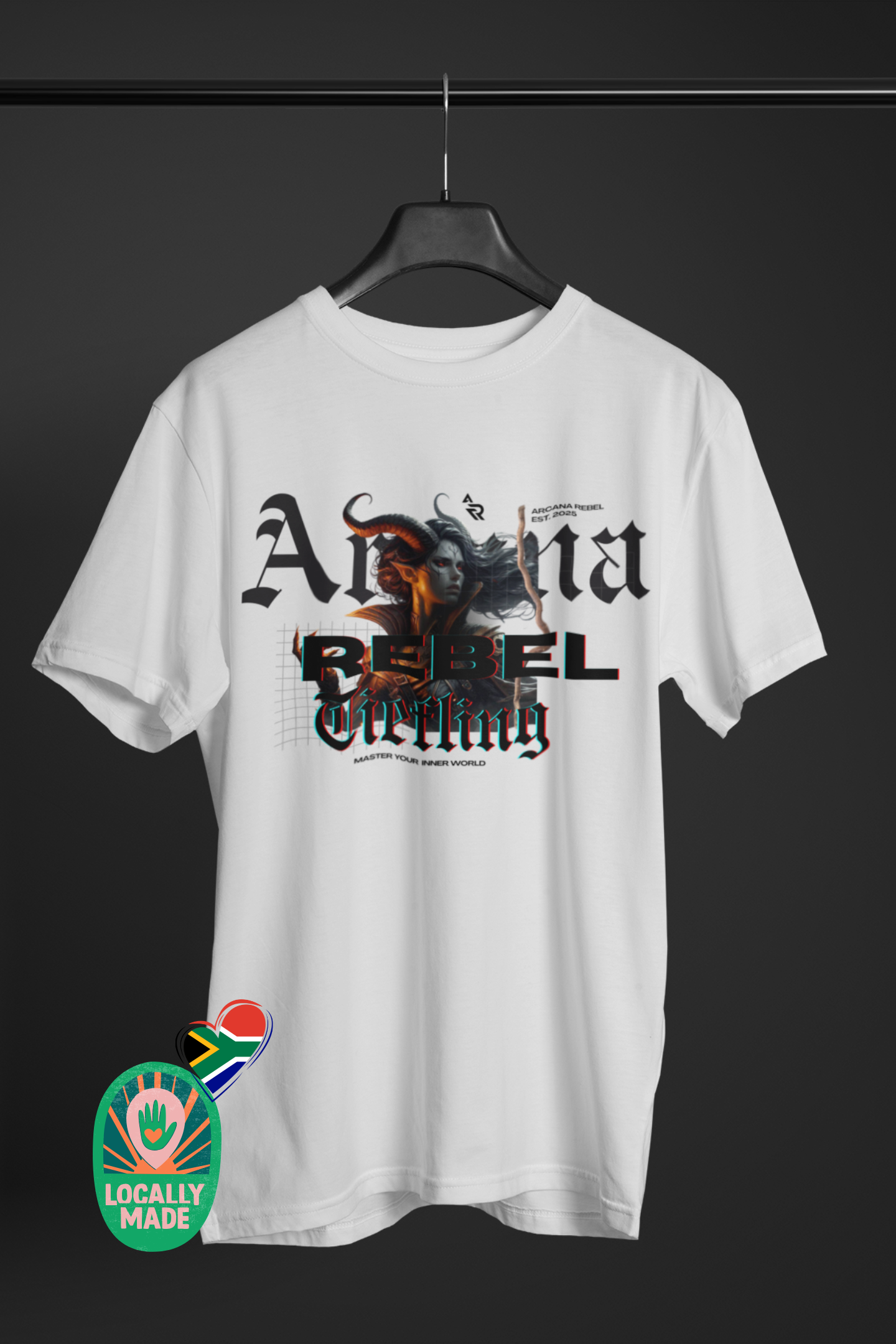 Arcana Rebel | RPG Goth | Locally Made (Women's Tiefling Tee)