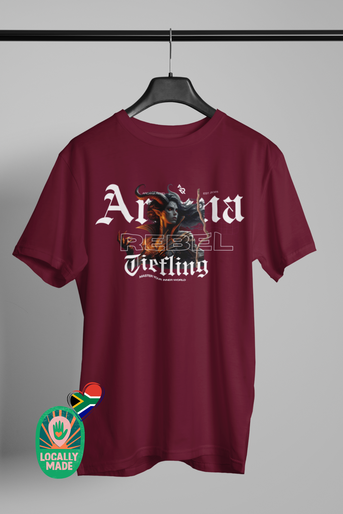 Arcana Rebel | RPG Goth | Locally Made (Women's Tiefling Tee)