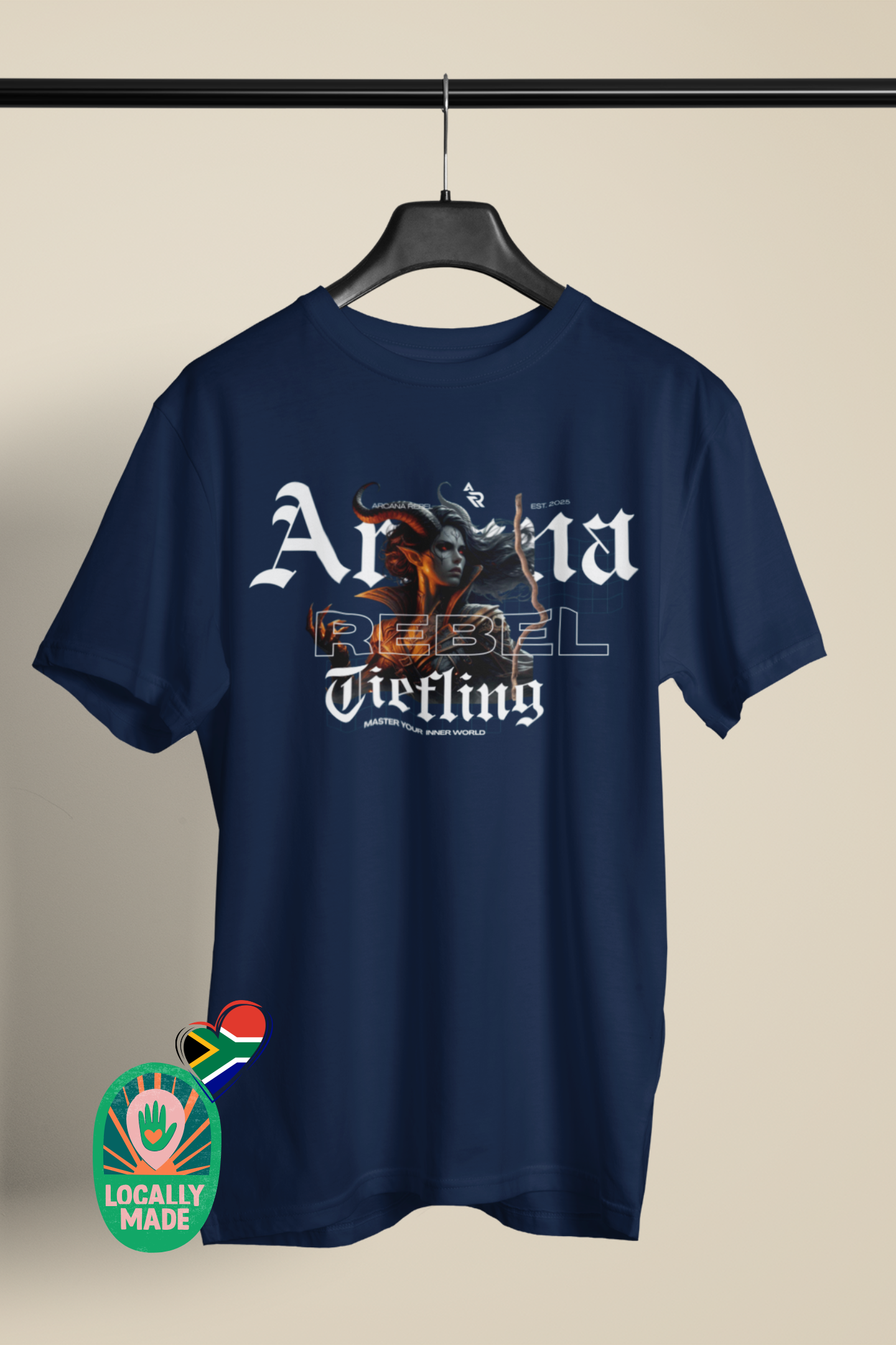 Arcana Rebel | RPG Goth | Locally Made (Women's Tiefling Tee)