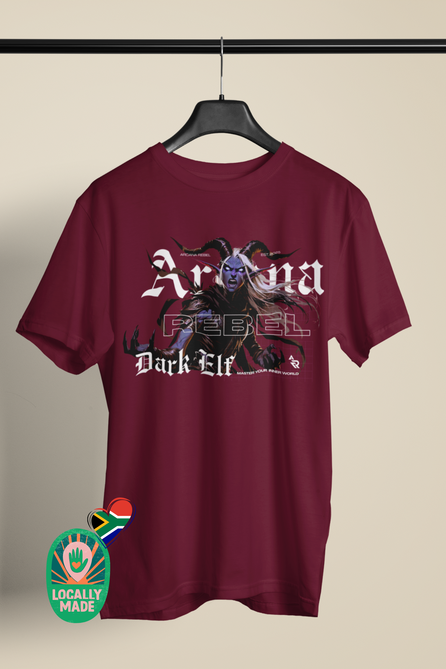 Arcana Rebel | RPG Goth | Locally Made (Women's Dark Elf Tee)