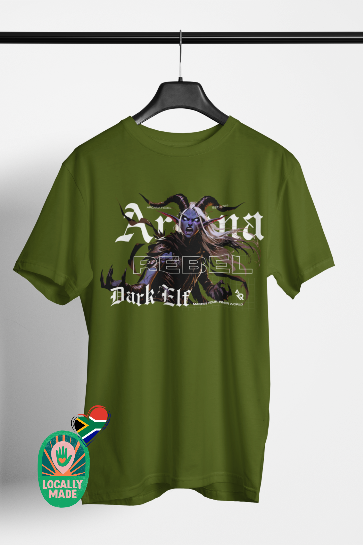 Arcana Rebel | RPG Goth | Locally Made (Women's Dark Elf Tee)