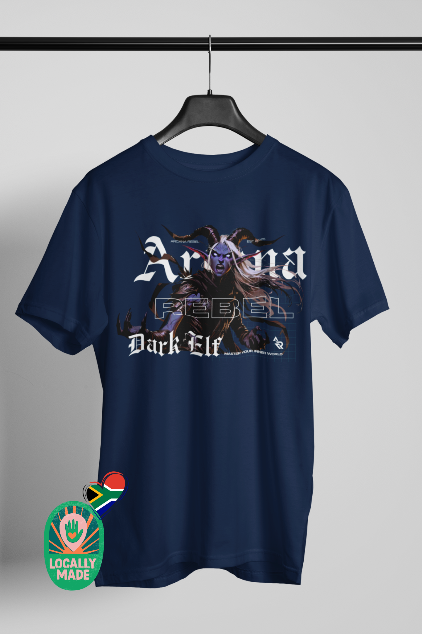 Arcana Rebel | RPG Goth | Locally Made (Women's Dark Elf Tee)
