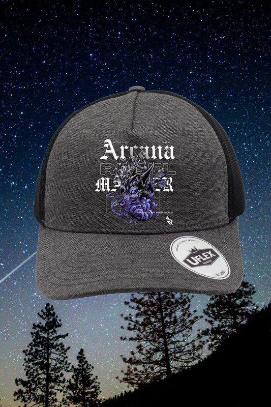 Arcana Rebel Charcoal Trucker Cap