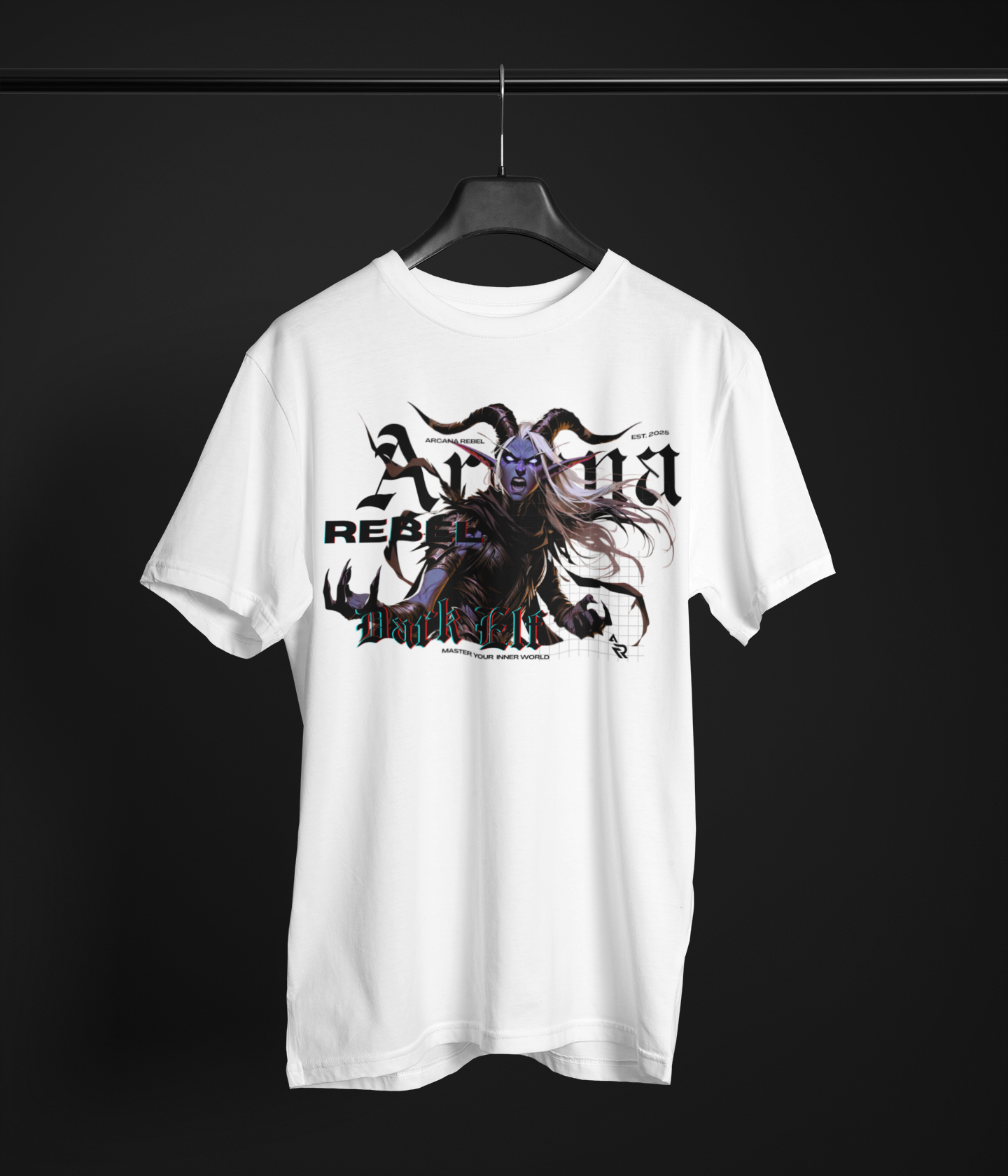 Arcana Rebel | RPG Goth | Locally Made (Women's Dark Elf Tee)