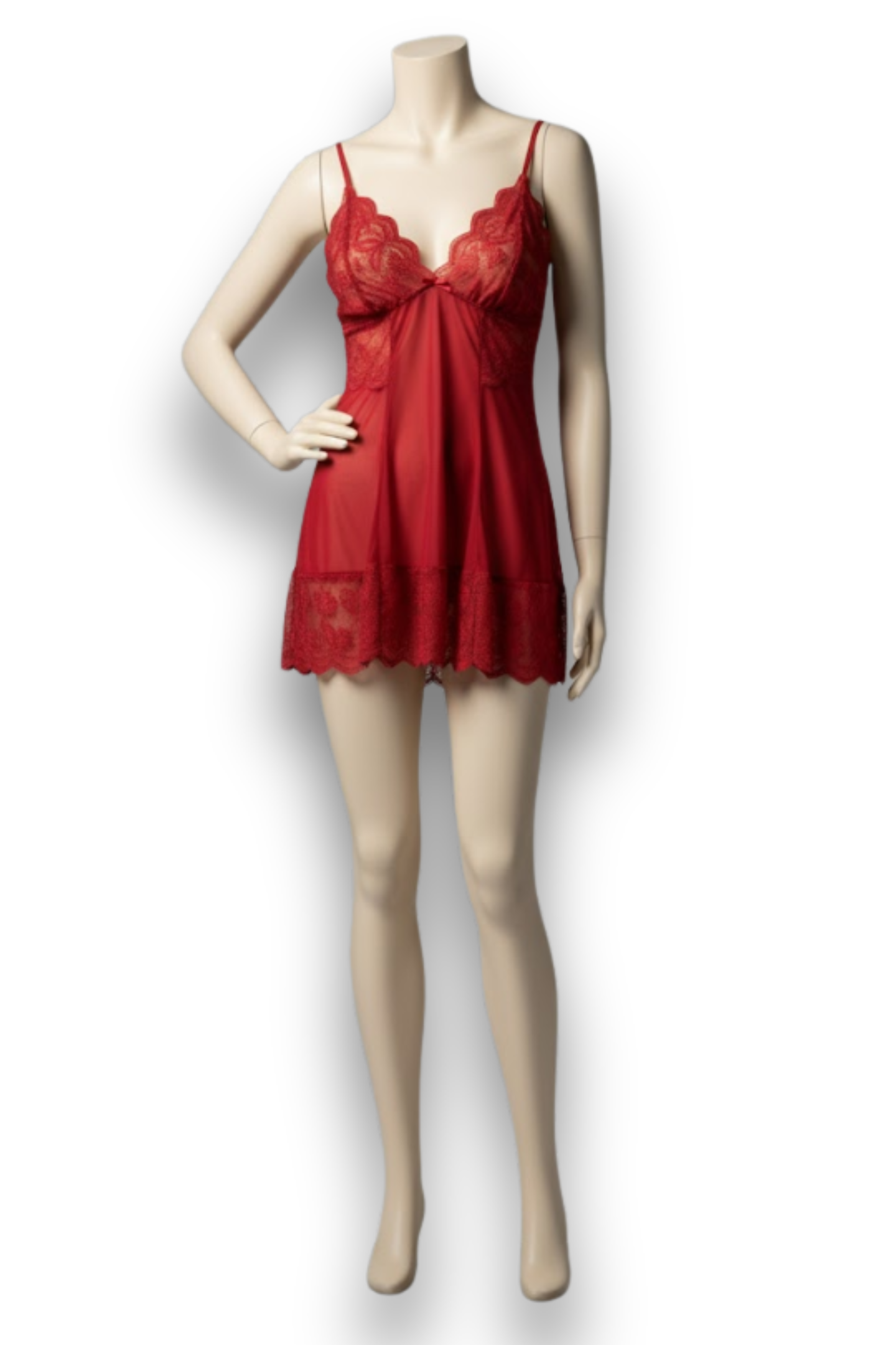 Women's Sexy Deep Lace Nightgown