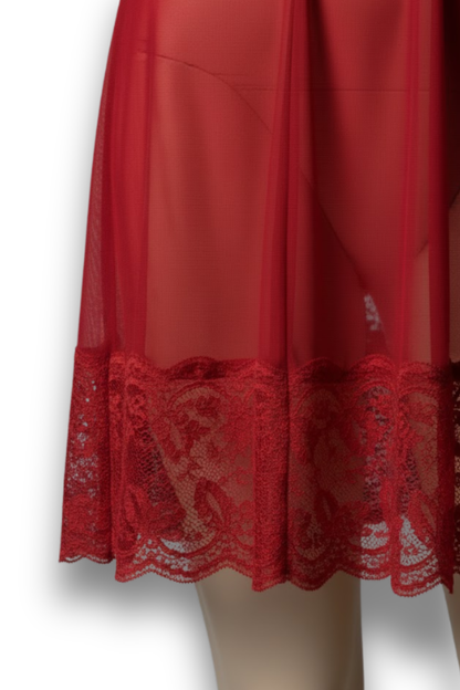 Women's Sexy Deep Lace Nightgown