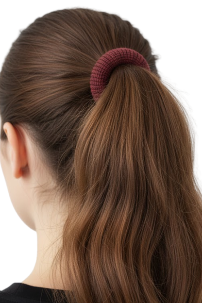 Premium Ribbed Towelling Hair Elastics - Assorted Colours