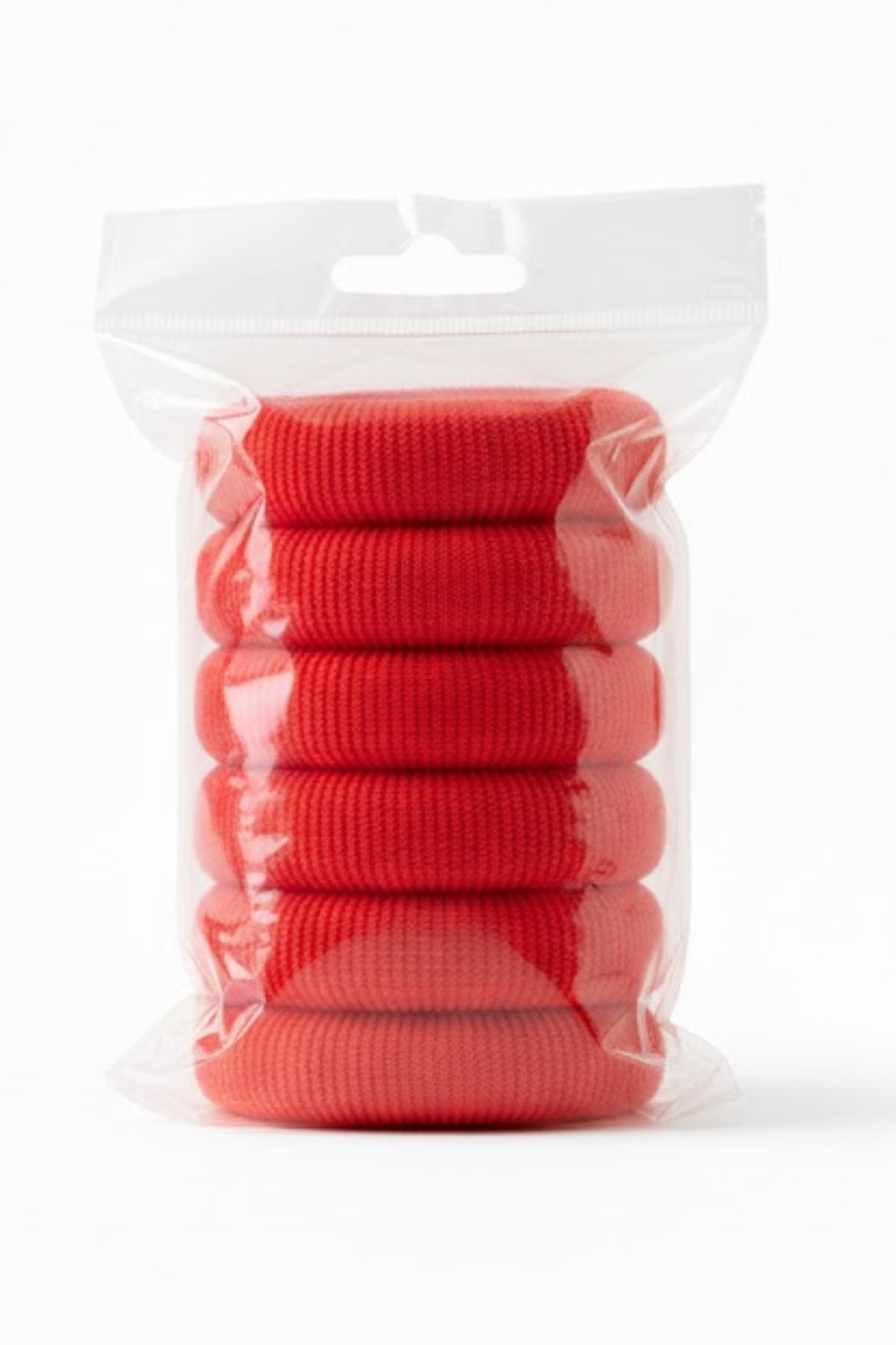 Premium Ribbed Towelling Hair Elastics - Assorted Colours