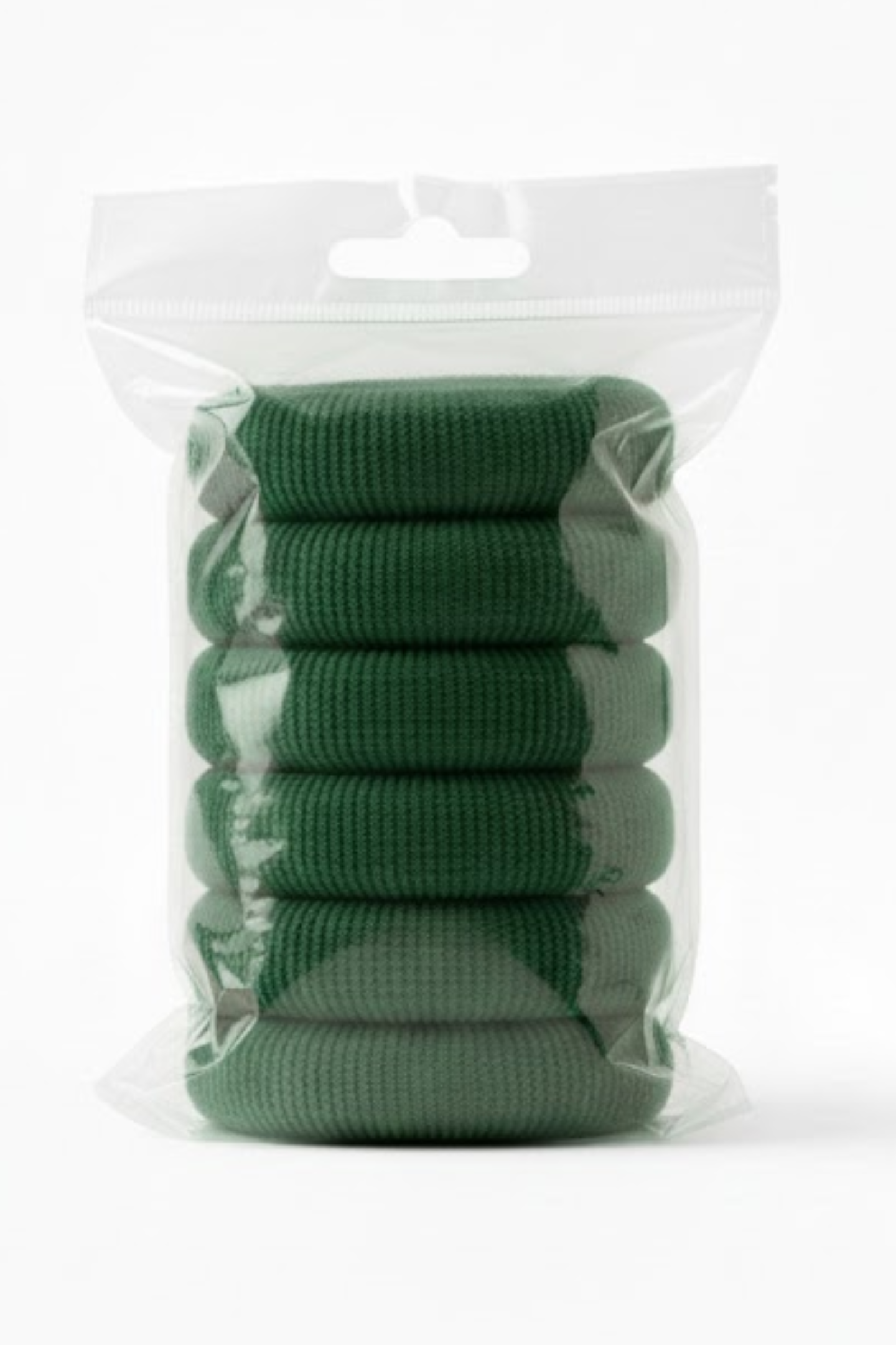 Premium Ribbed Towelling Hair Elastics - Assorted Colours