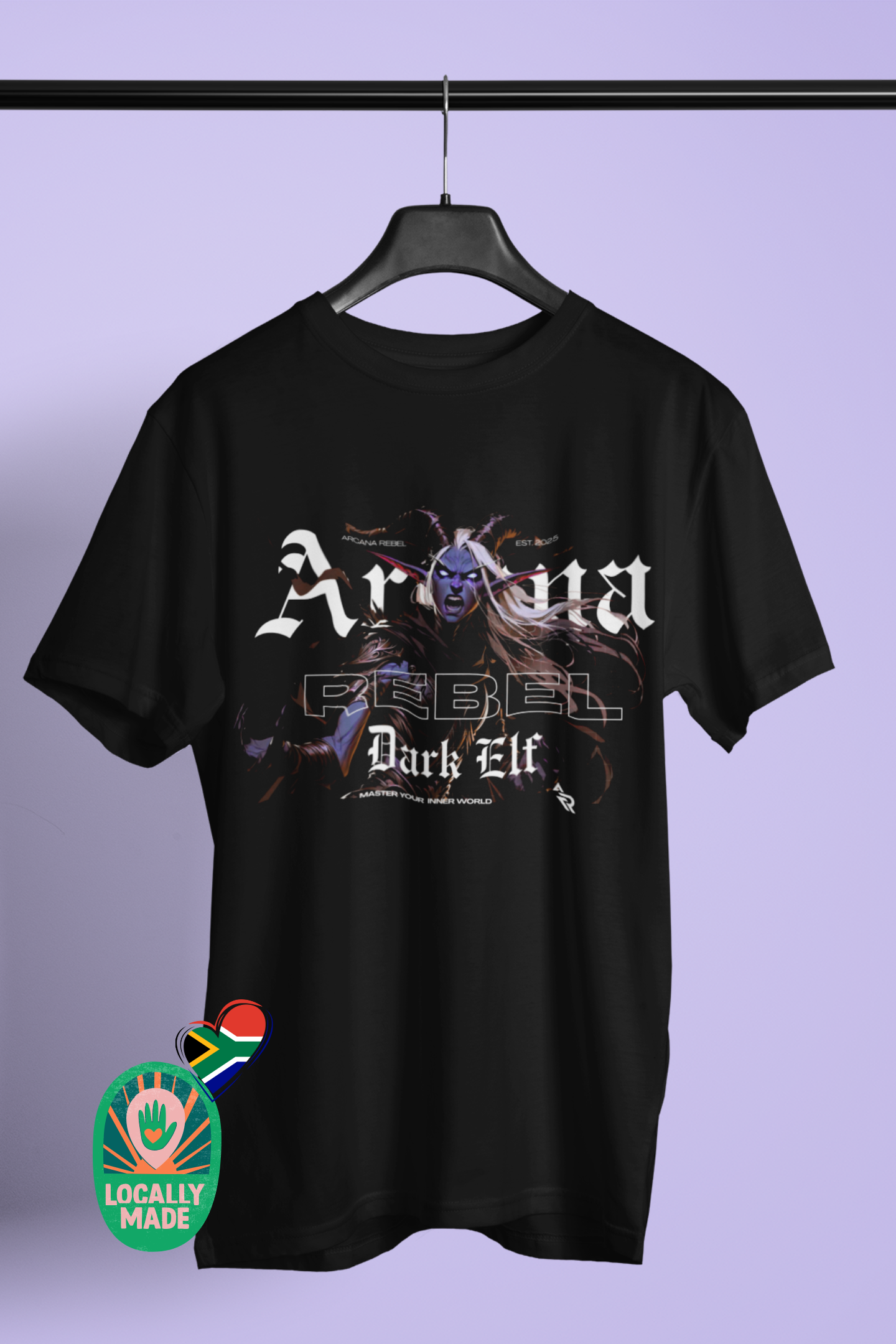 Arcana Rebel | RPG Goth | Locally Made (Women's Dark Elf Tee)