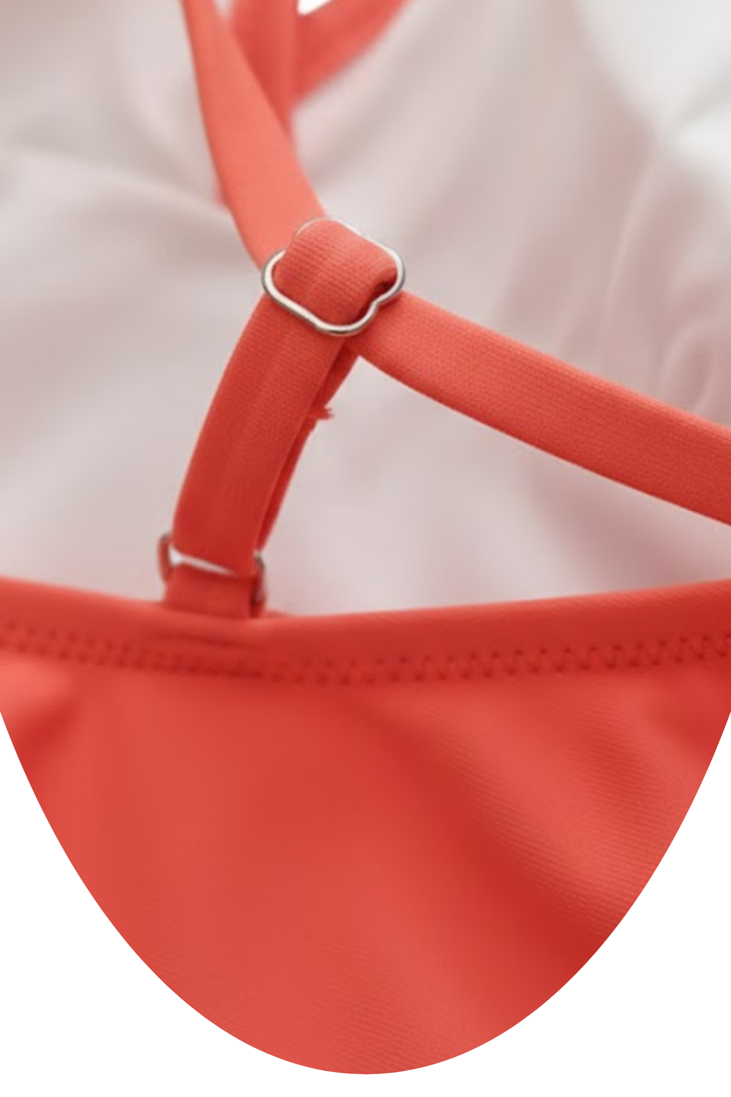 Criss-Cross Back Adjustable Strap One-Piece Women's Swimsuit