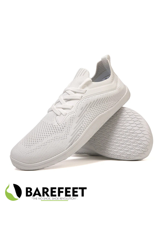 Barefeet Minimalist Shoe – Flyknit Fit Men White