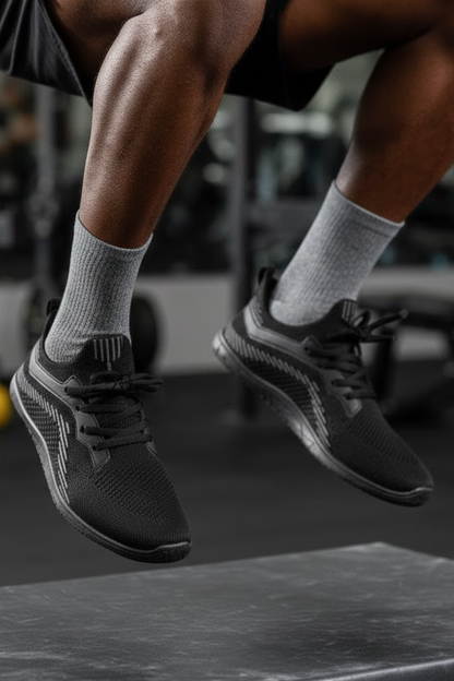 Barefeet Minimalist Shoe – Flyknit Fit Men Black