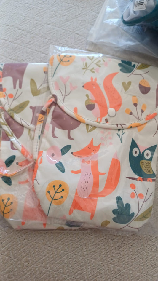 Children's Diaper Storage Bag, Portable Outing Pouch for Diapers and Wet Wipes