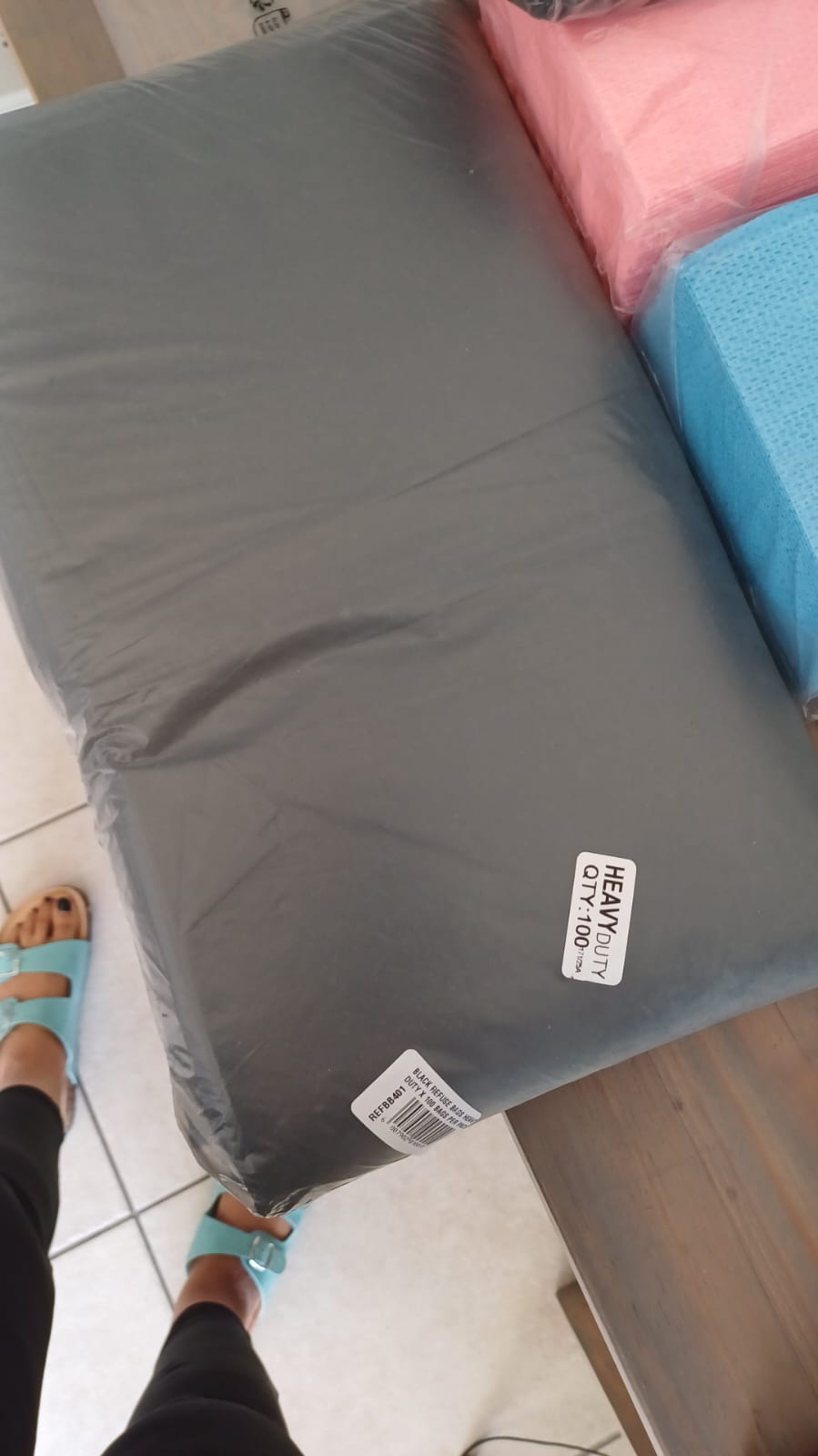 Bin Bags / Liners / Packets Heavy Duty 100 Black