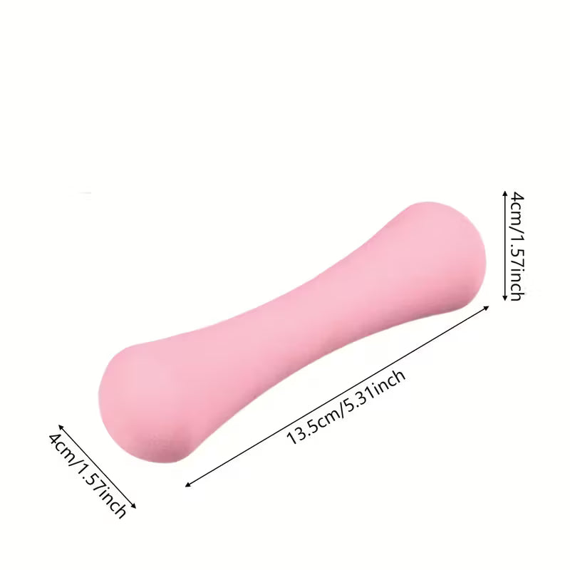 Single Plastic-Coated Dumbbell for Women, Home Fitness Equipment, Solid Cast Iron Small Dumbbell in Candy Colors.